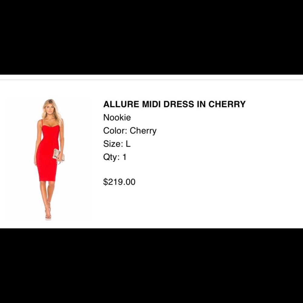 Sexy Red Dress from Revolve